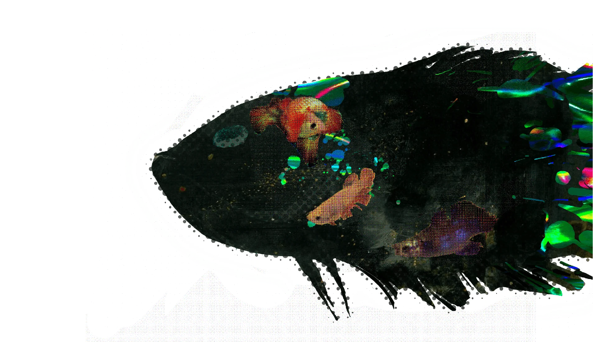 Abstract generative artwork.