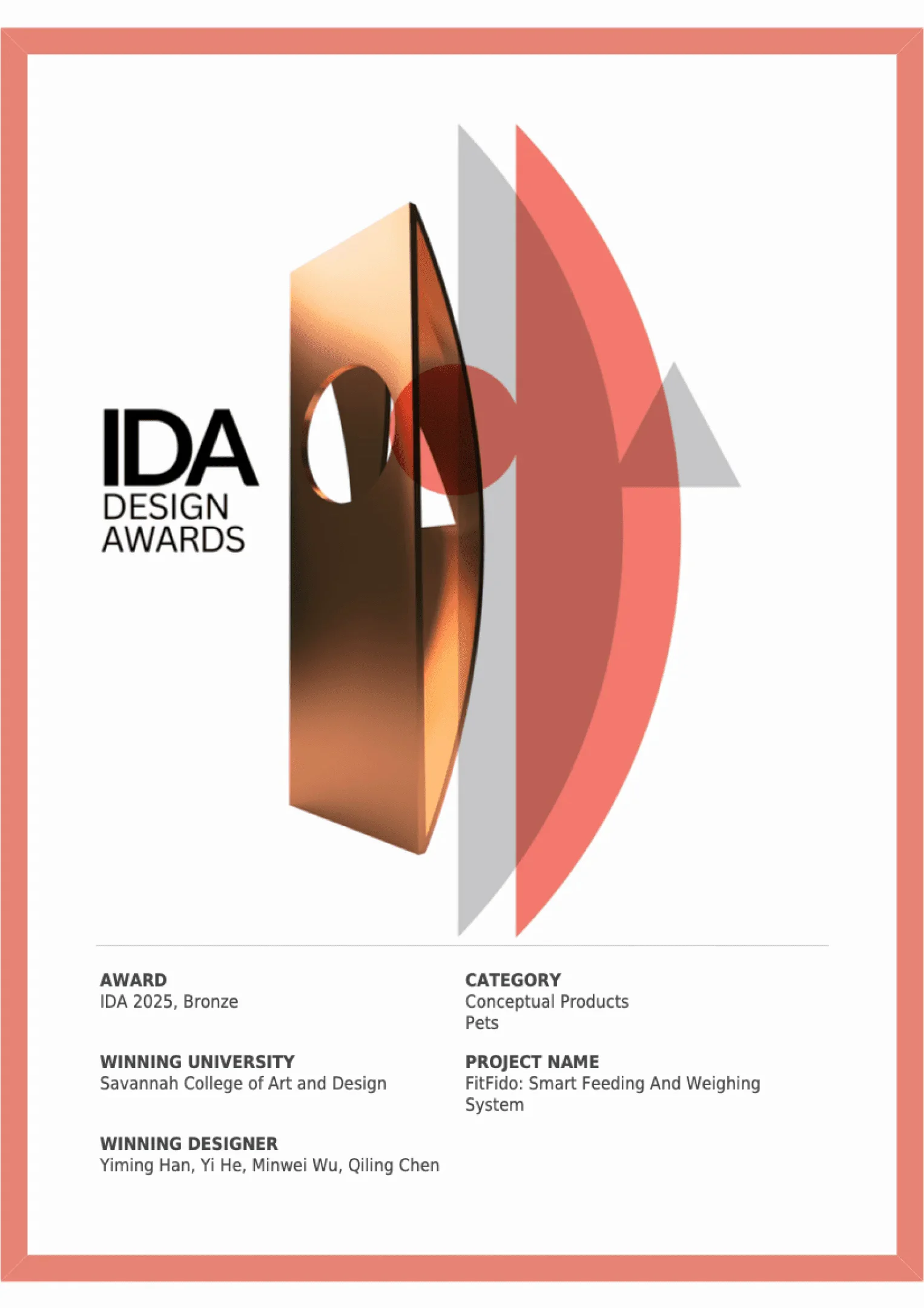 IDA Design Award.